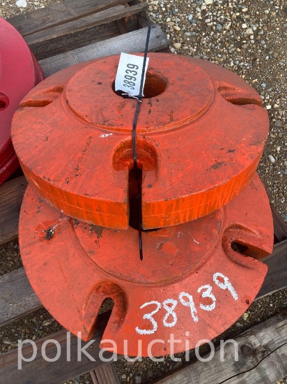 38939-(2) REAR WEIGHTS