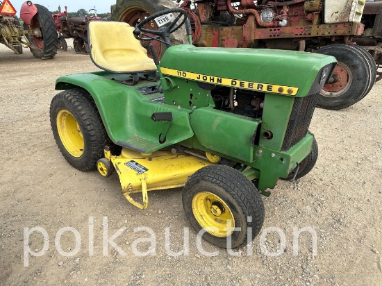413-JOHN DEERE 110 GT L&G