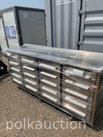 39143-STAINLESS STEEL WORKBENCH