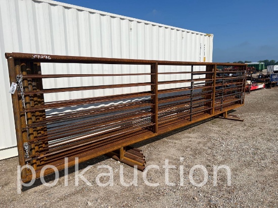 39296-(7) 24' CATTLE w/ 12' GATE