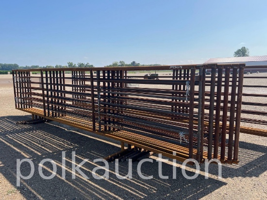 39304-(7) 24' CATTLE w/ 8' GATE