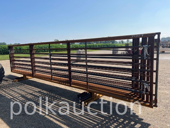 39307-(7) 24' CATTLE w/ 12' GATE