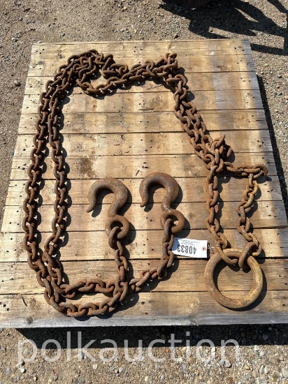 40833-DOUBLE CHAIN GANG HOOK