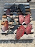 243-SKID OF PLOW PARTS