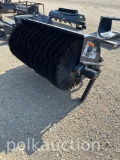38621-SKID STEER MINI HYDRAULIC ANGLE BROOM