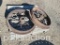 JOHN DEERE UNSTYLED D FRONT STEEL WHEELS ORIGINAL