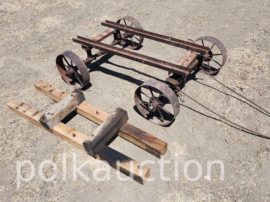 ENGINE CART AND SKIDS