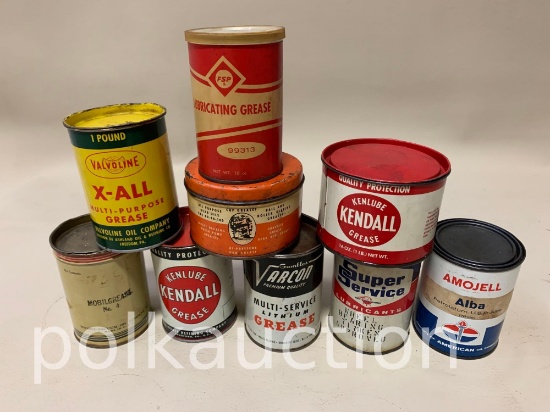 (9) MISCELLANEOUS LUBRICATION CANS