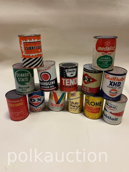 (13) MISCELLANEOUS LUBRICATION CANS