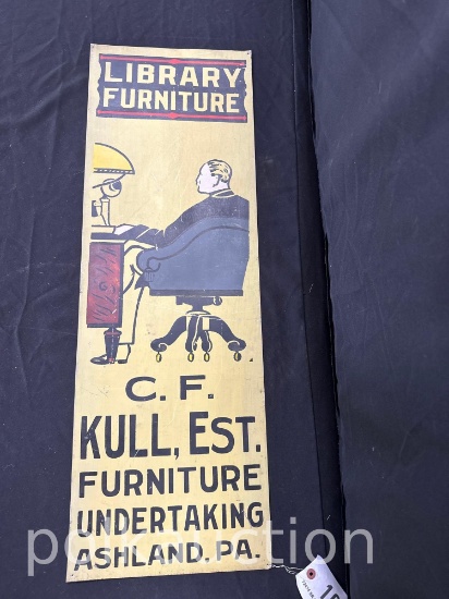 1001-KULL FURNITURE UNDERTAKING SIGN