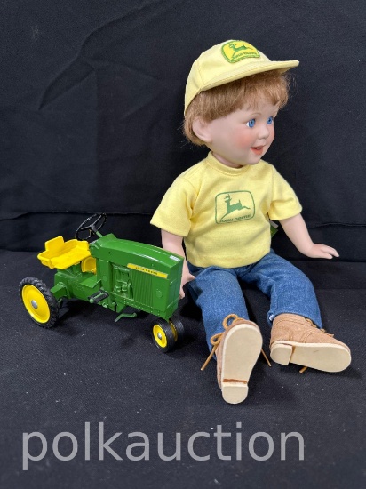 107-(BOBBY) JOHN DEERE PORCELAIN DOLL