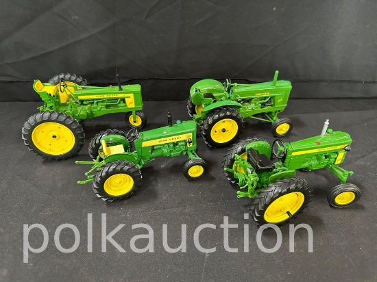 108-(4) 2-CYLINDER EXPO JOHN DEERE TRACTORS (TOYS)