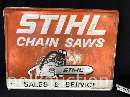 117-STIHL CHAINSAW SIGN