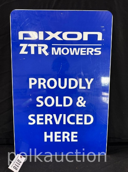 118-DIXON MOWERS SIGN