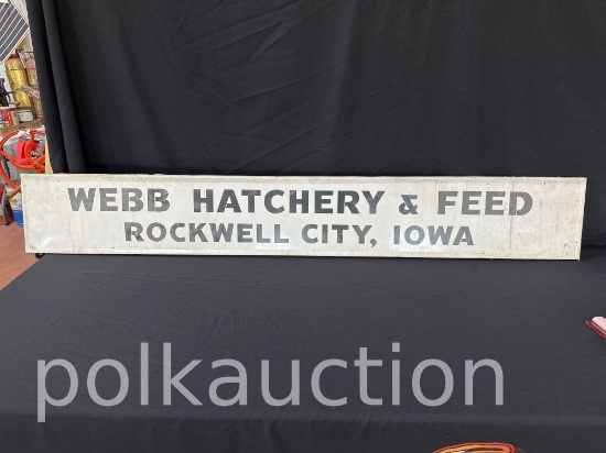 1235-WEBB HATCHERY SIGN