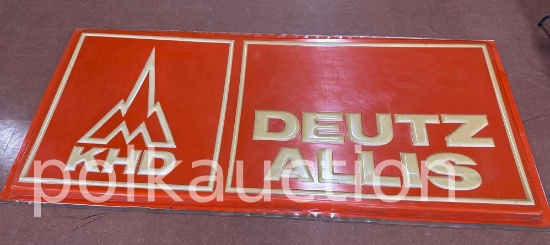 137-DEUTZ ALLIS SIGN