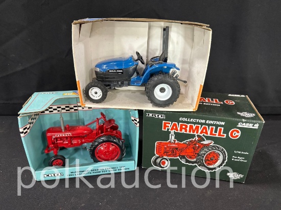 148-(2) FARMALL & (1) NEW HOLLAND TRACTORS
