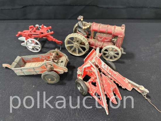162-MISC CAST IRON TOYS