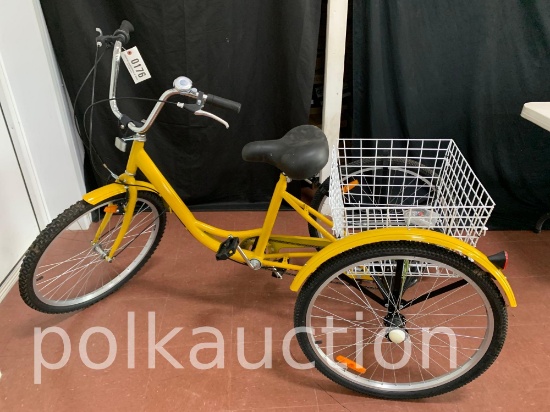 176-ADULT TRICYCLE W/ REAR BASKET