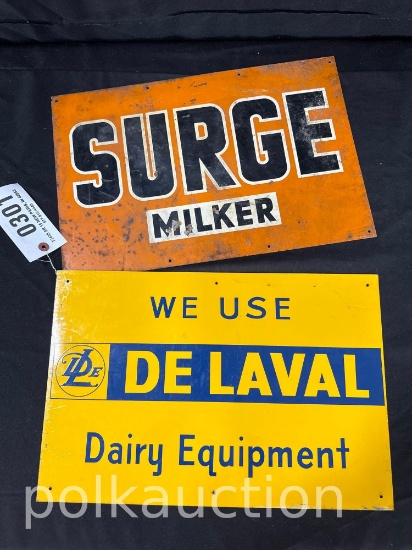 SURGE & DE LAVAL SIGNS