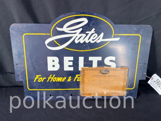 39020-GATES BELTS SIGN