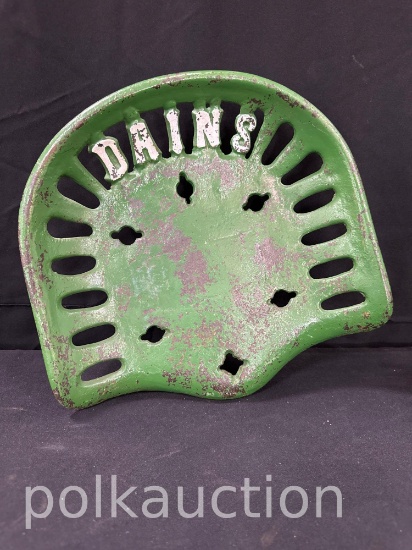 39154-DAINS CAST IRON TRACTOR SEAT
