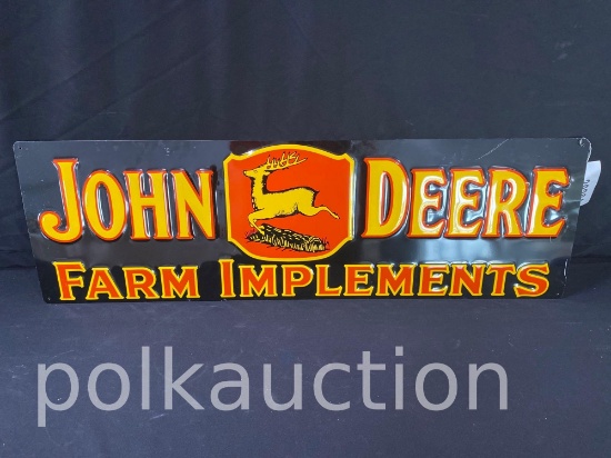 39284-JOHN DEERE IMPLEMENTS SIGN