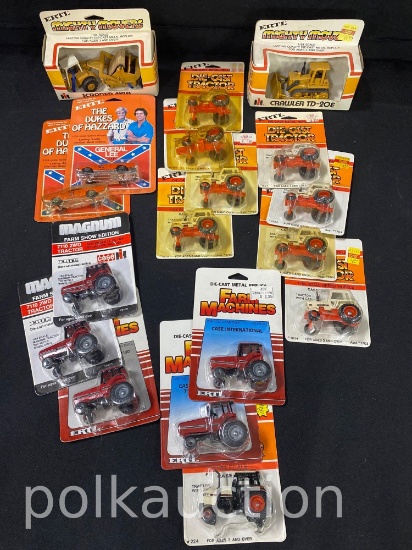 39613-MISC ERTL & FARM MACHINE 1/64 SCALE TRACTORS