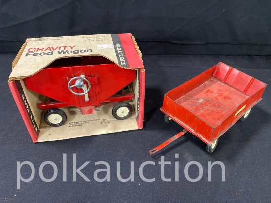 39616-ERTL WAGON & GRAVITY FEED WAGON