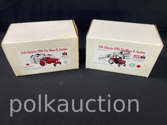 39646-SCALE MODELS CASE IH 695 & FARMALL JOHN DEERE 720D
