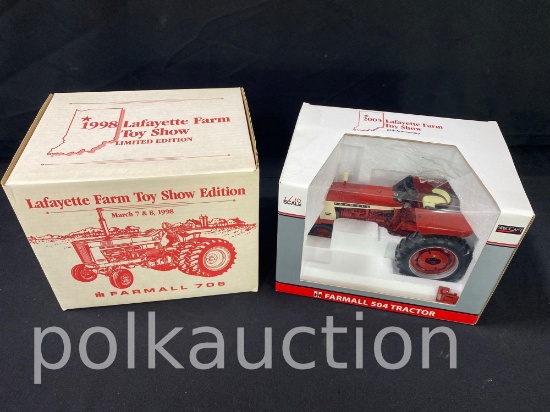 39647-SPECCAST FARMALL 504 &ERTL FARMALL 706