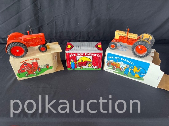 39693-ERTL CASE 800D, MASSEY HARRIS 55D & CASE 500D