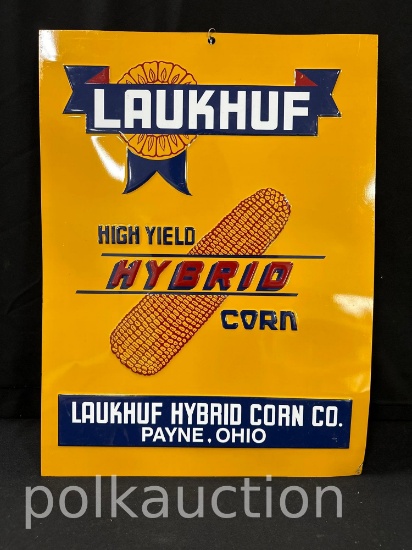40768-LAUKHUF HYBRID CORN SIGN