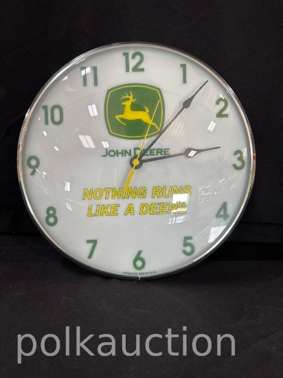 40874-JOHN DEERE CLOCK