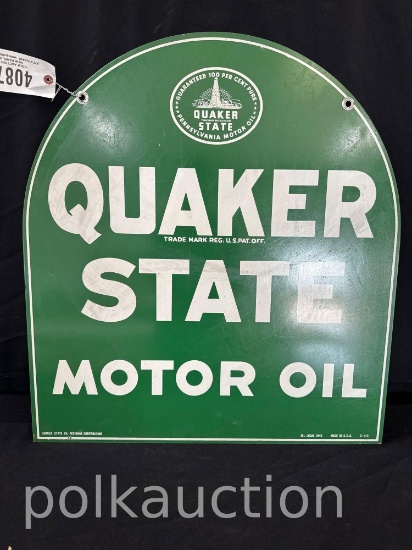40877-QUAKER STATE MOTOR OIL SIGN