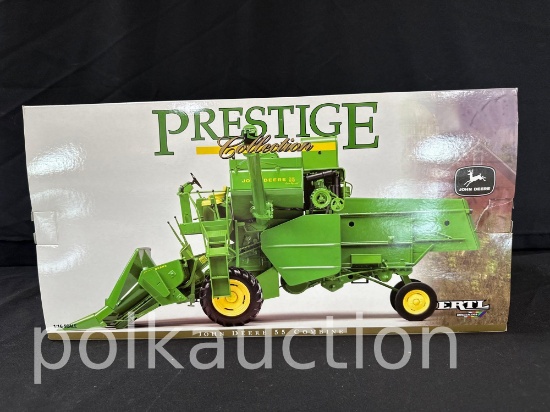 40883-JOHN DEERE #55 COMBINE ERTL COLLECTIBLE