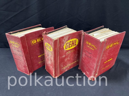40918-(3) GEHL PARTS MANUALS