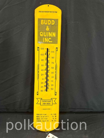 995-BUDD & QUINN "CATERPILLAR" JOHN DEERE THERMOMETER