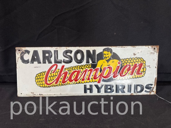 996-CARLSON CHAMPION HYBRID SIGN