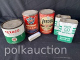 38921-MISC. VINTAGE OIL CANS