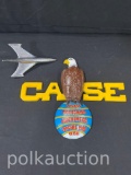 39285-JI CASE EAGLE & AIRPLANE HOOD ORNAMENT