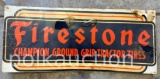 NOS FIRESTONE GROUND GRIP CARDBOARD SIGN