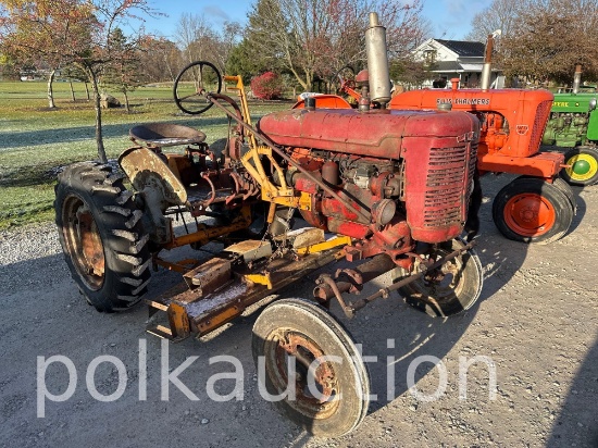 FARMALL B WITH BELLY WOOD MOWER