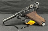 LUGER  P-08 1938 GERMAN S-42 9MM PISTOL (SN#2814)