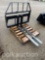 864-NEW KIVEL SKID STEER TRACTOR PALLET FORK ATTACHMENT 3500# CAPACITY