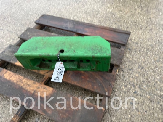 1289-WEIGHT BRACKET OFF OF A 7000 SERIES JOHN DEERE