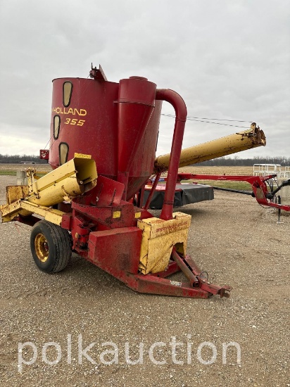 586-NEW HOLLAND 355 GRINDER MIXER