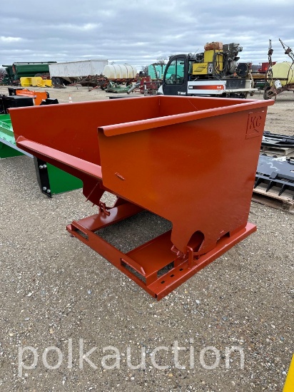 721-2 CY SELF DUMPING HOPPER W/FORK POCKETS
