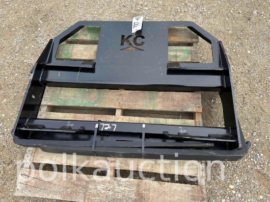 730-45" SKID STEER FORK FRAME V2 W/ 42" FORKS