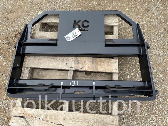 731-45" SKID STEER FORK FRAME V2 W/ 42" FORKS